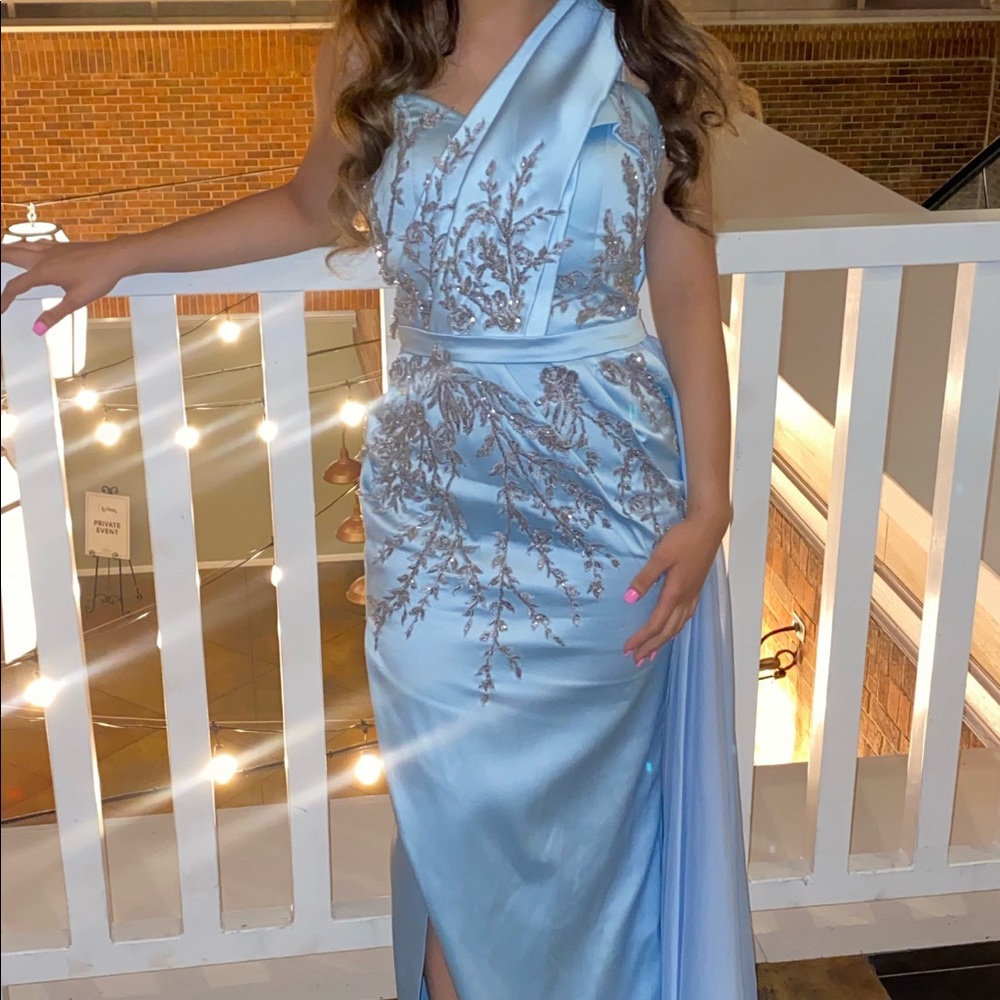 Beautiful blue evening gown